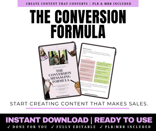 The Conversion Content Formula: Create Content That Sells