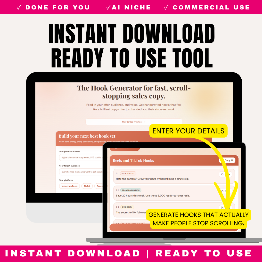 Hook Generator for Social Media