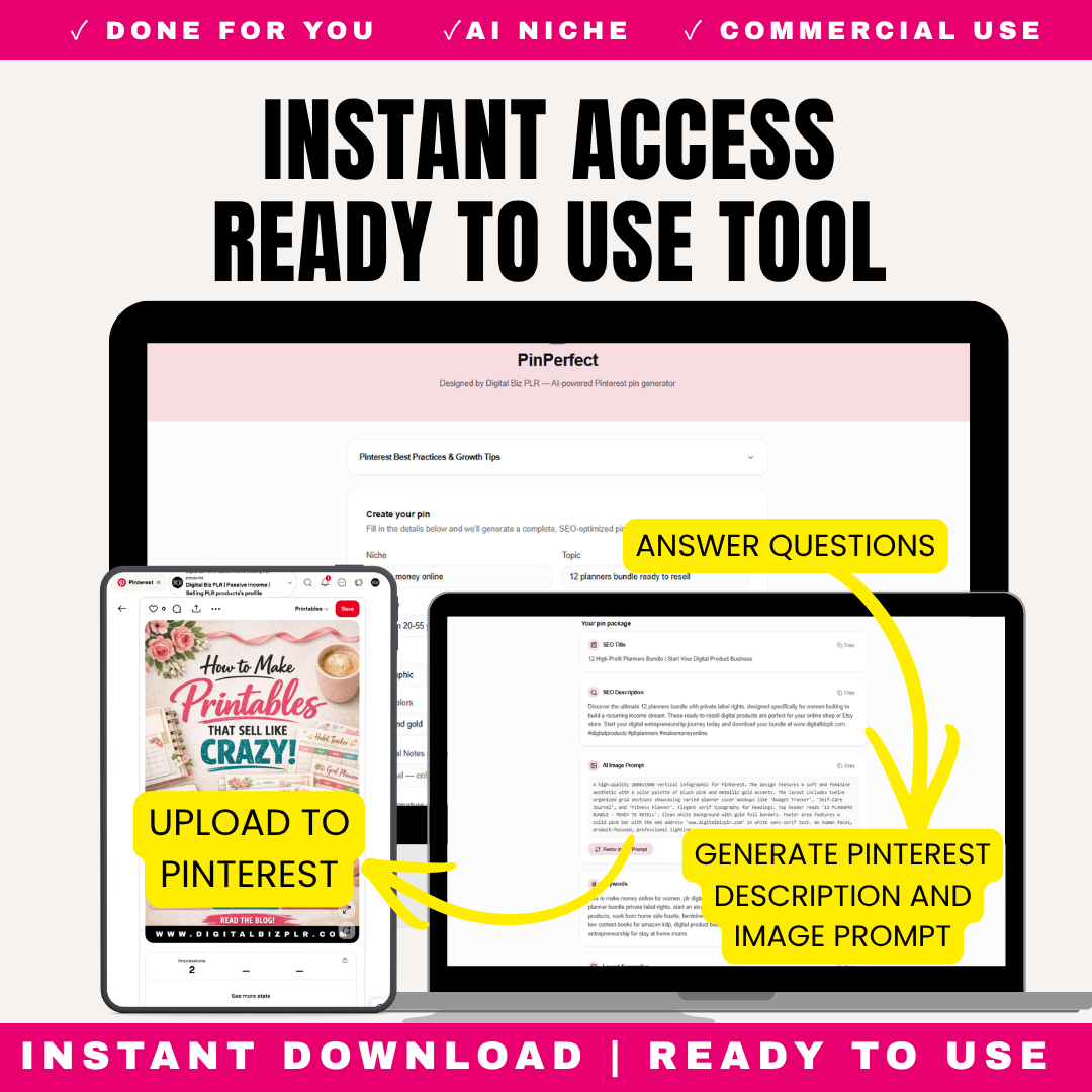 PinPerfect: Pinterest Pin Generator