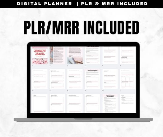 Finding Myself Again Mom of Teenagers Journal PLR