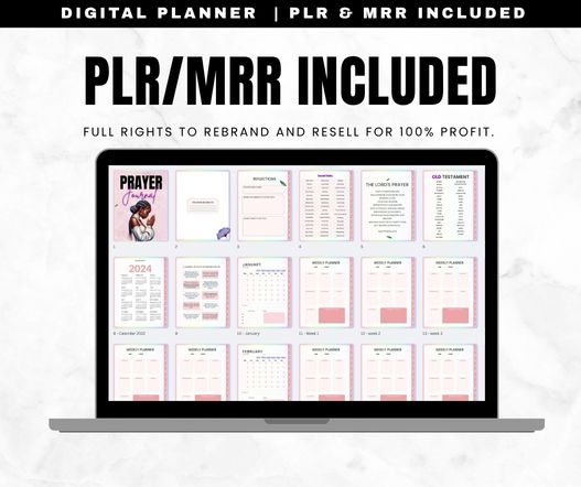 Digital Prayer Journal PLR - Pink Version