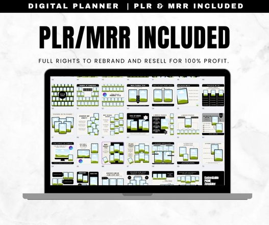 200+ Digital Product Mockup Templates PLR