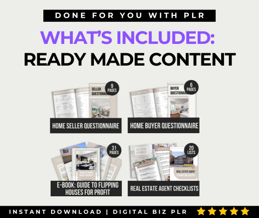 Real Estate Bundle Kit PLR