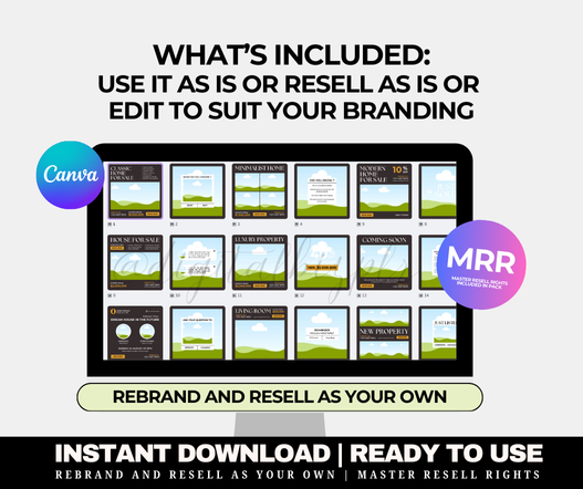 Real Estate Social Media Templates (Brown)