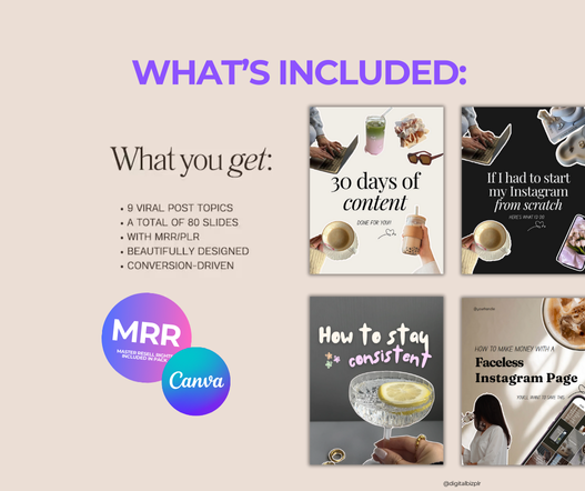 Aesthetic Instagram Carousel Templates  Bundle