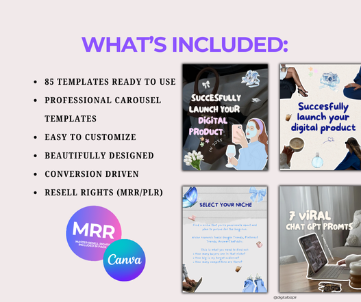 Aesthetic Instagram Carousel Templates  Bundle