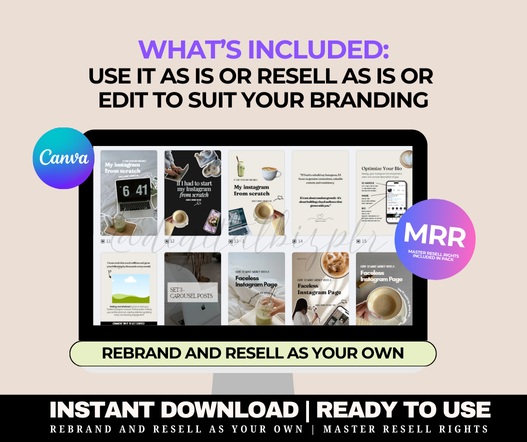 Aesthetic Pinterest Carousel Pin Templates (Volume 1)