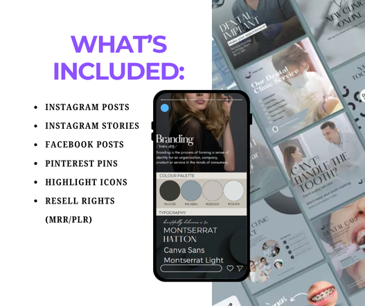 Dental Clinic Social Media Marketing Templates Bundle
