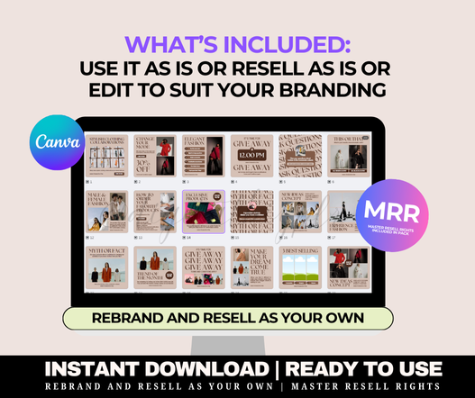 Aesthetic Fashion Social Media Templates