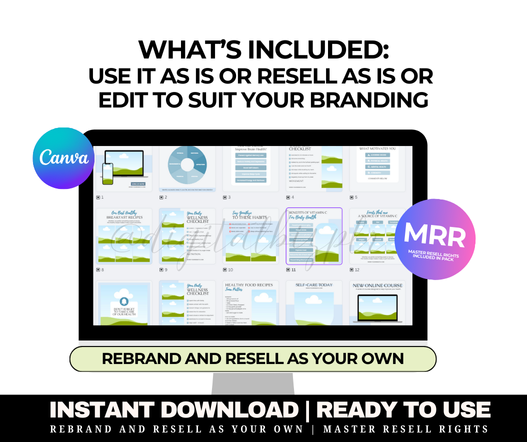 Wellness Coach Social Media Aesthetic Templates