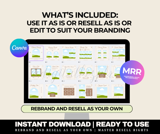 Skincare Social Media Templates (Beige)