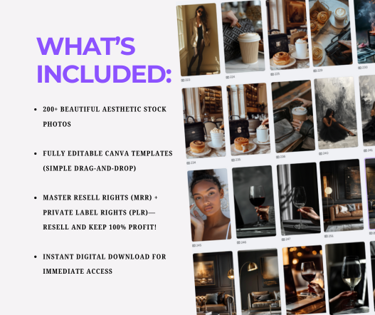 Aesthetic Stock Photos Bundle (700+)