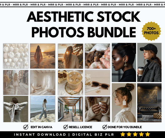 Aesthetic Stock Photos Bundle (700+)