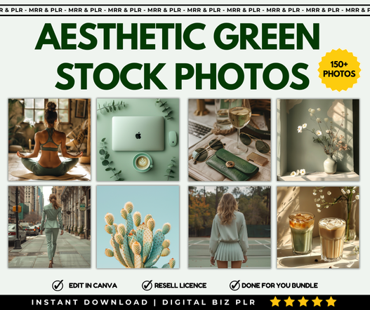 Aesthetic Green Stock Photos