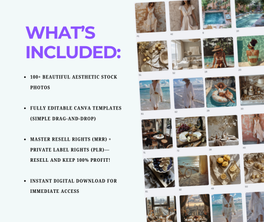 Aesthetic Vacation Vibes Stock Photos