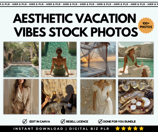 Aesthetic Vacation Vibes Stock Photos