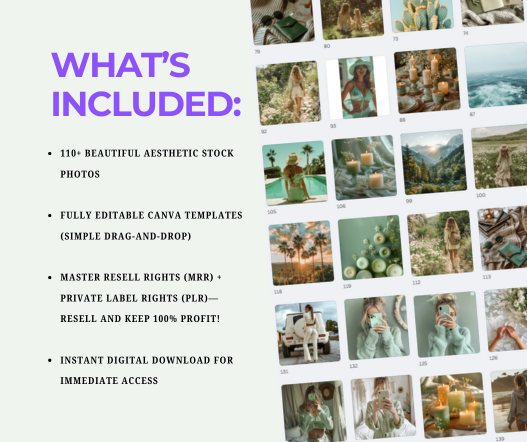 Complete Aesthetic Stock Photos Bundle