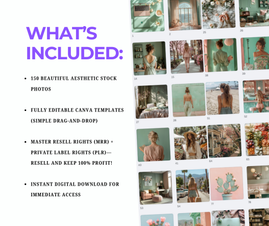 Complete Aesthetic Stock Photos Bundle