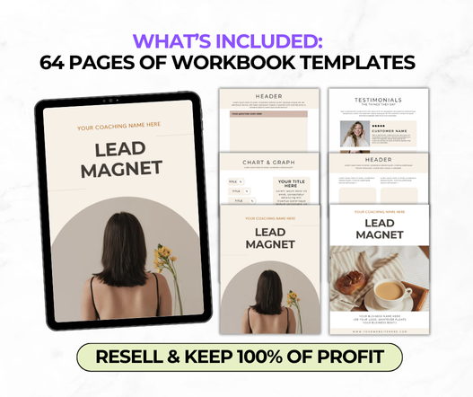 Neutral Coaching Workbook Template With PLR