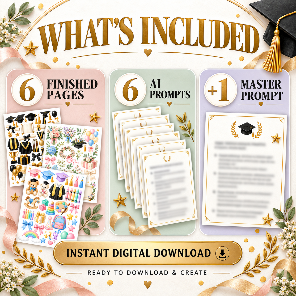 Graduation Clipart Pack