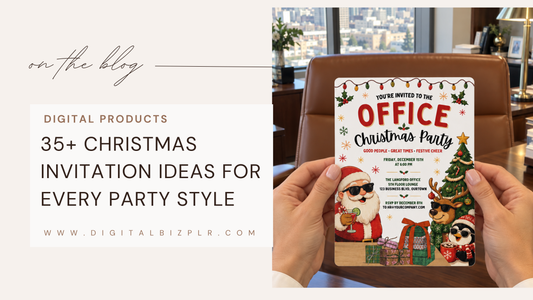 35+ Christmas Invitation Ideas for Every Party Style