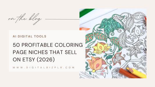 50 Profitable Coloring Page Niches That Sell on Etsy (2026)