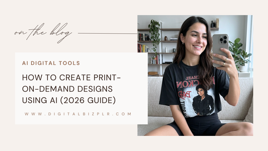 How to Create Print-on-Demand Designs Using AI (2026 Guide)