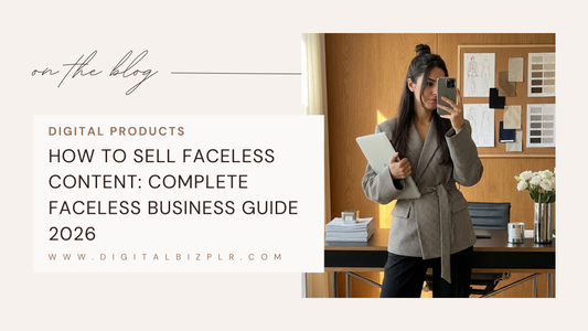 How to Sell Faceless Content Online