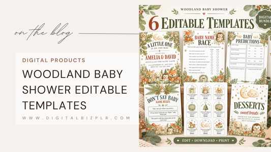 Woodland Baby Shower: Complete Planning Guide + Editable Templates