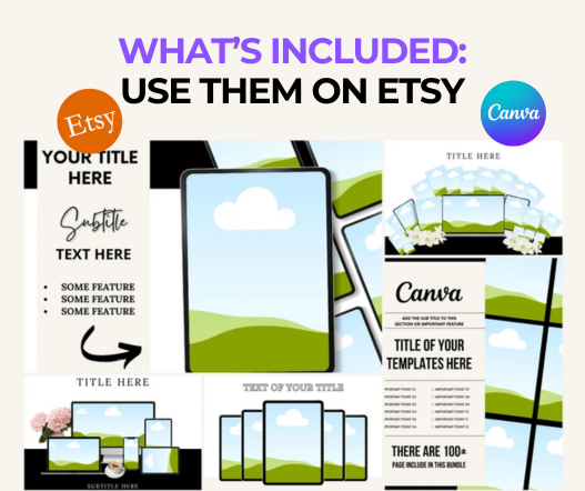 200 Listing Mockup Templates PLR