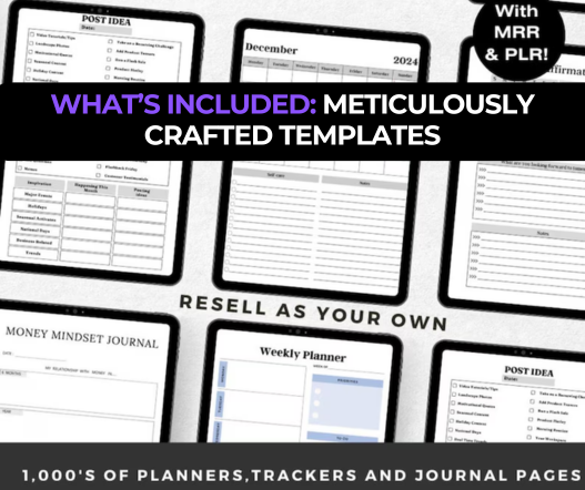 8000 Printable Planner Pages PLR