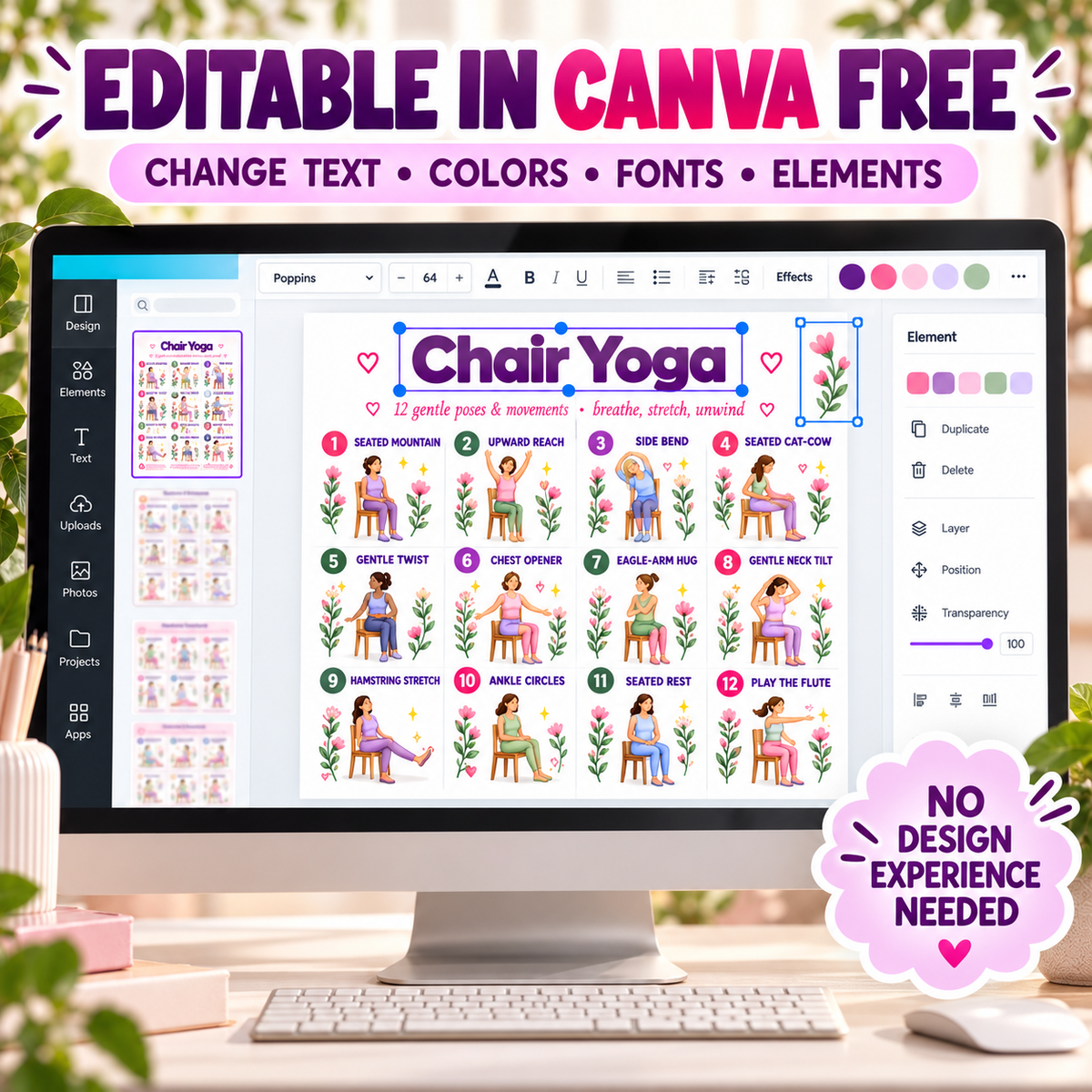 Exercise Poster Bundle Workout PLR