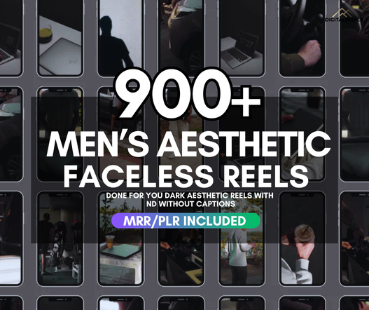 900+ Faceless Men's Reels - PLR