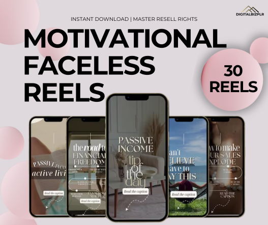 30 Motivational Faceless Reels - PLR