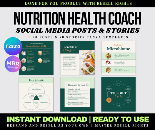 Nutrition Coach Social Media Pack