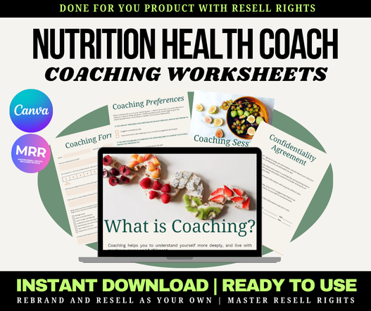 Health & Wellness Coaching Worksheets