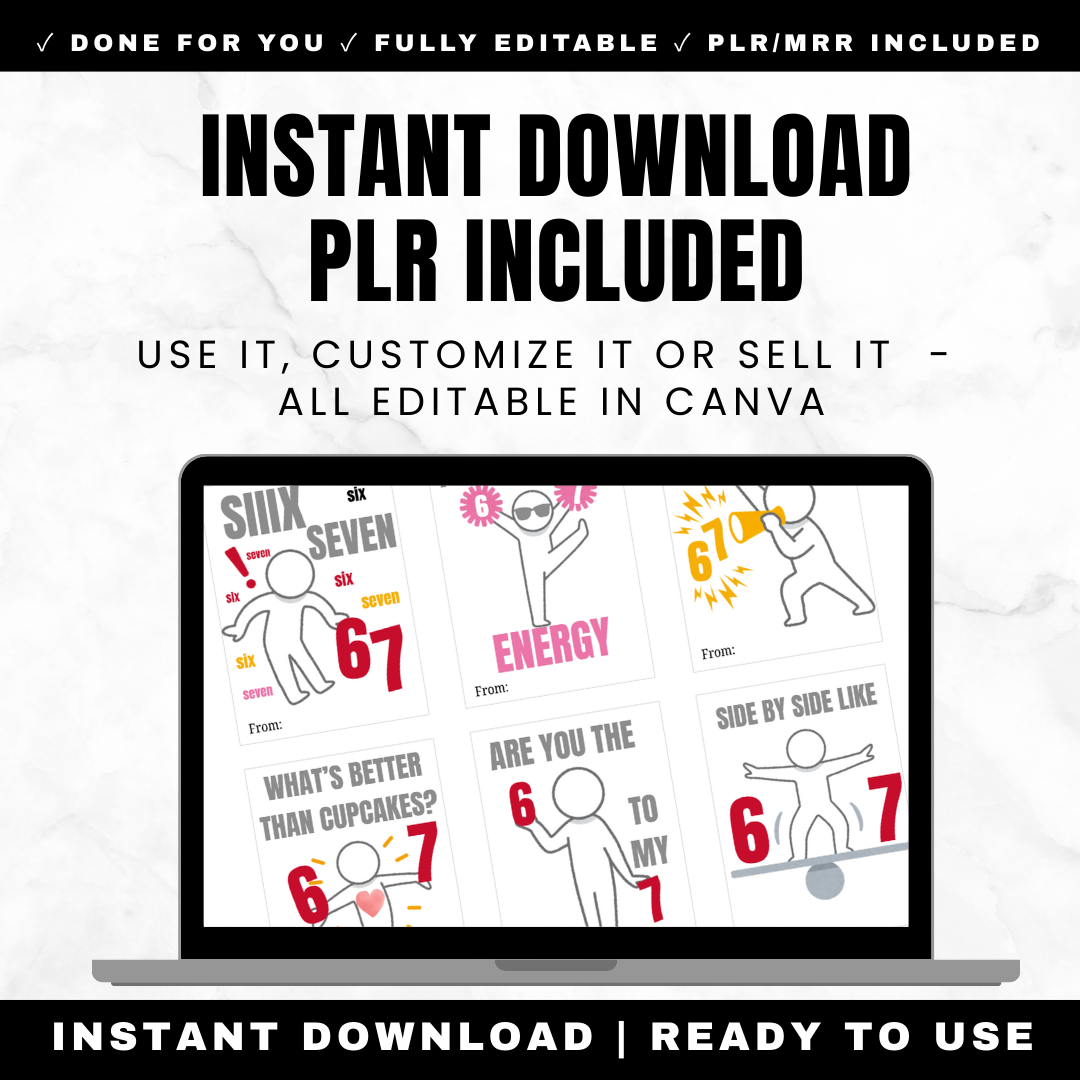 Promotional graphic for editable content with text and graphics on a screen.