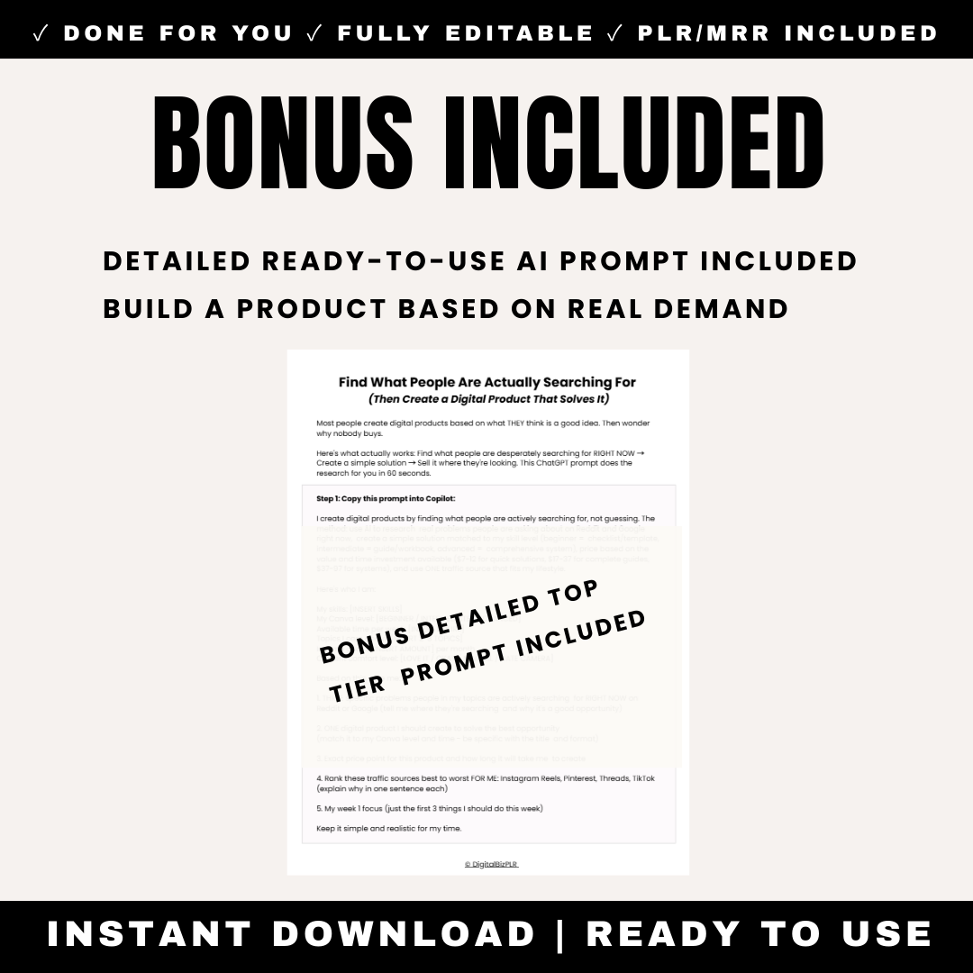 Copilot AI Digital Product Creation Guide PLR