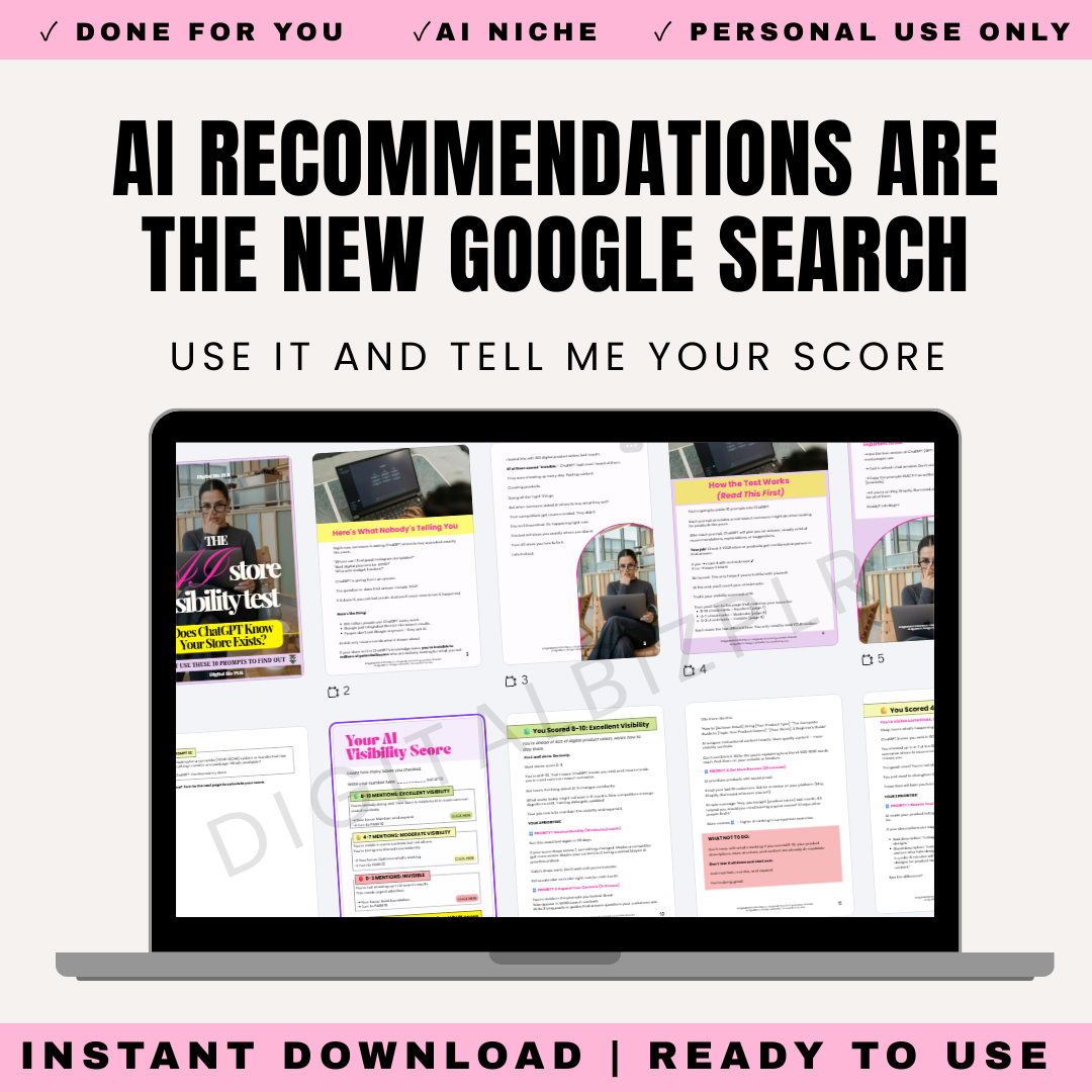 AI Store Visibility Test