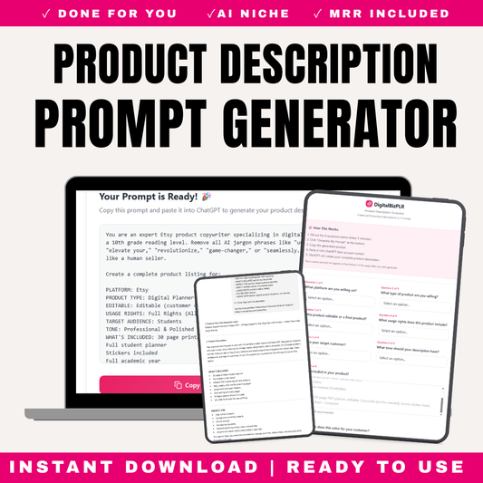 Product Description Prompt Generator