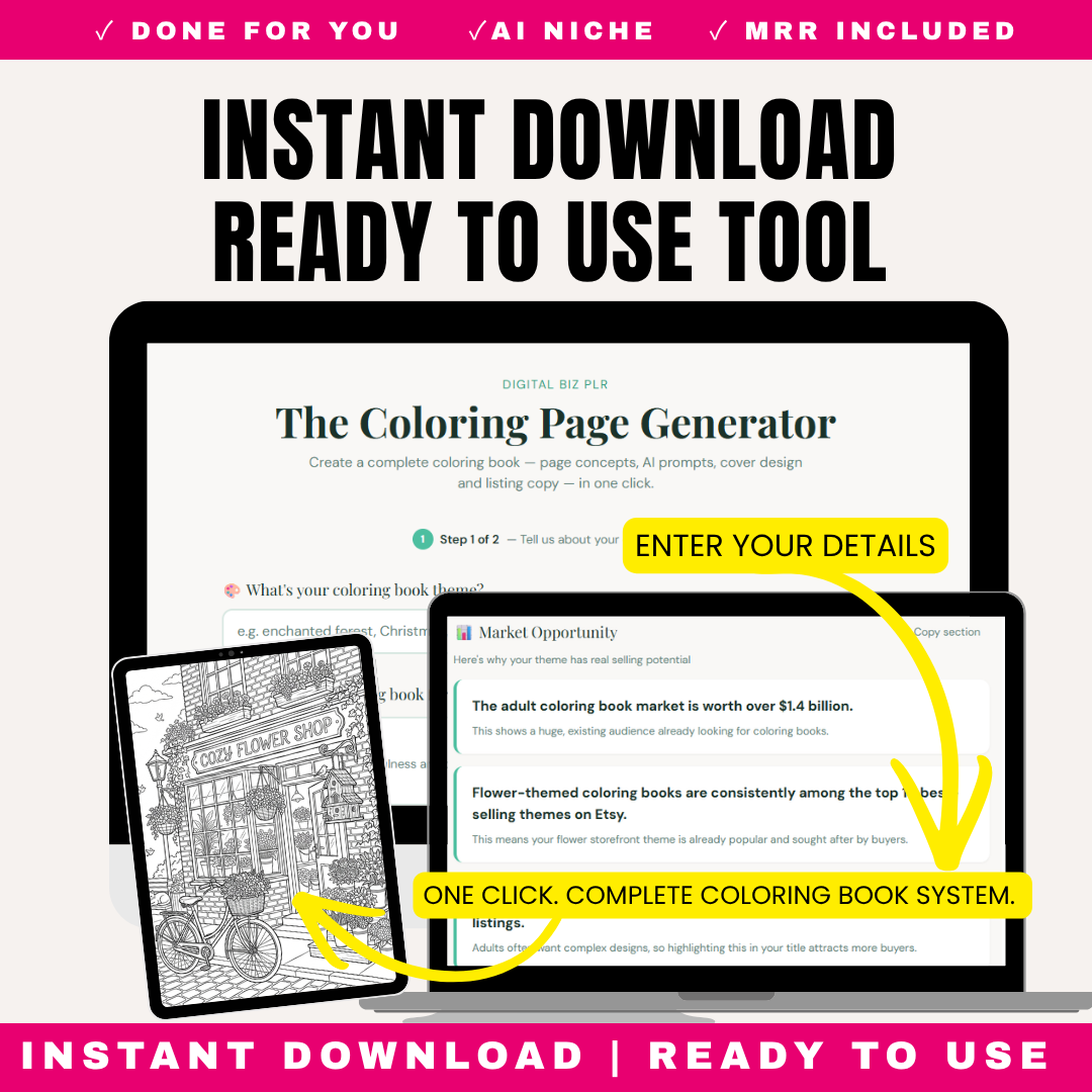 The Coloring Page Generator