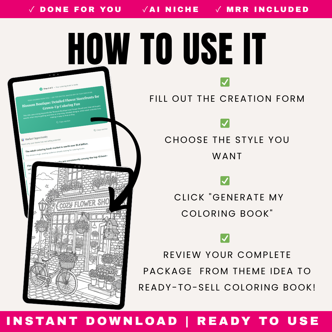 The Coloring Page Generator