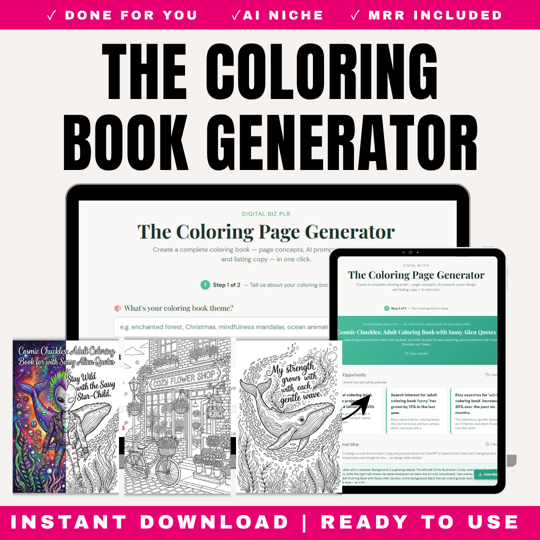 The Coloring Page Generator