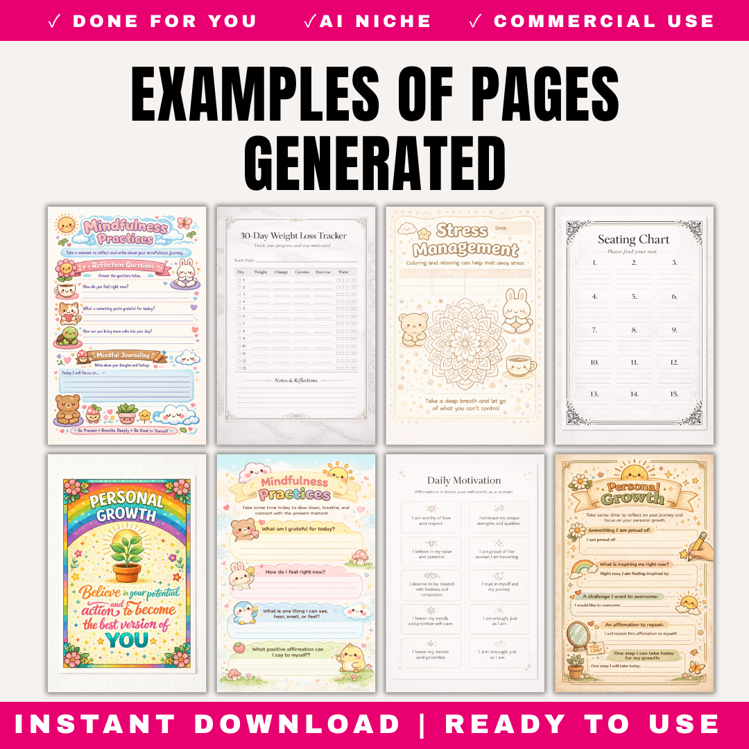 The Printable Product Generator