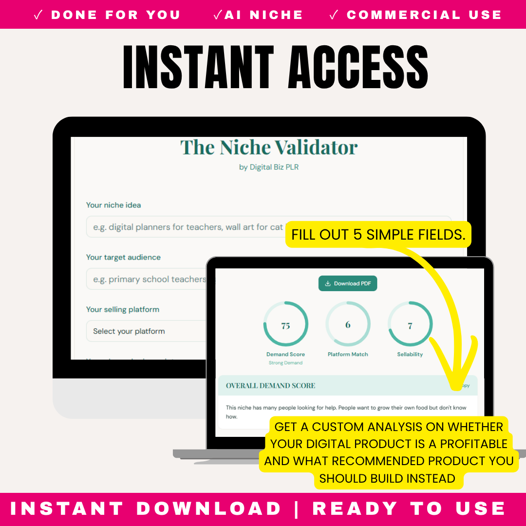 The Profitable Niche Finder