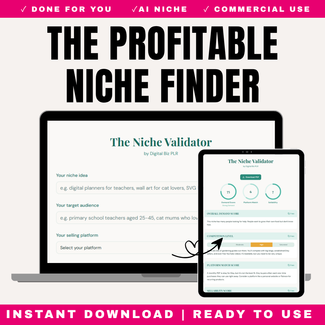 The Profitable Niche Finder