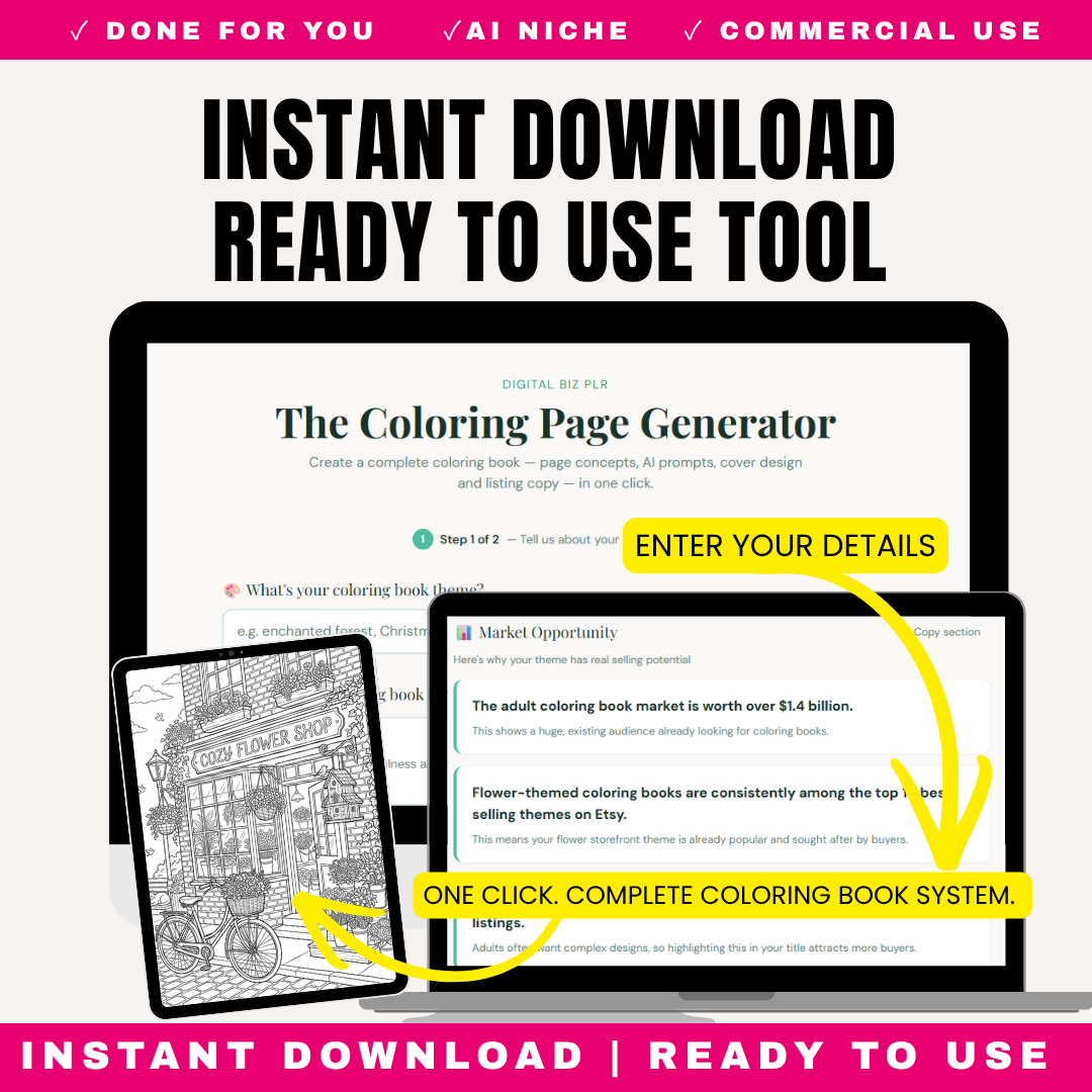 The Coloring Page Prompt Generator