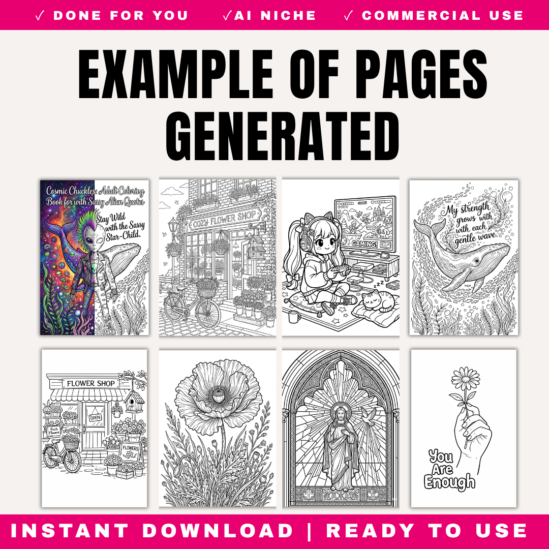 The Coloring Page Prompt Generator