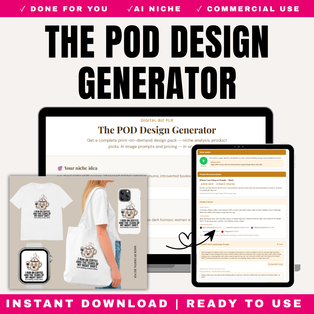The POD Design Prompt Generator