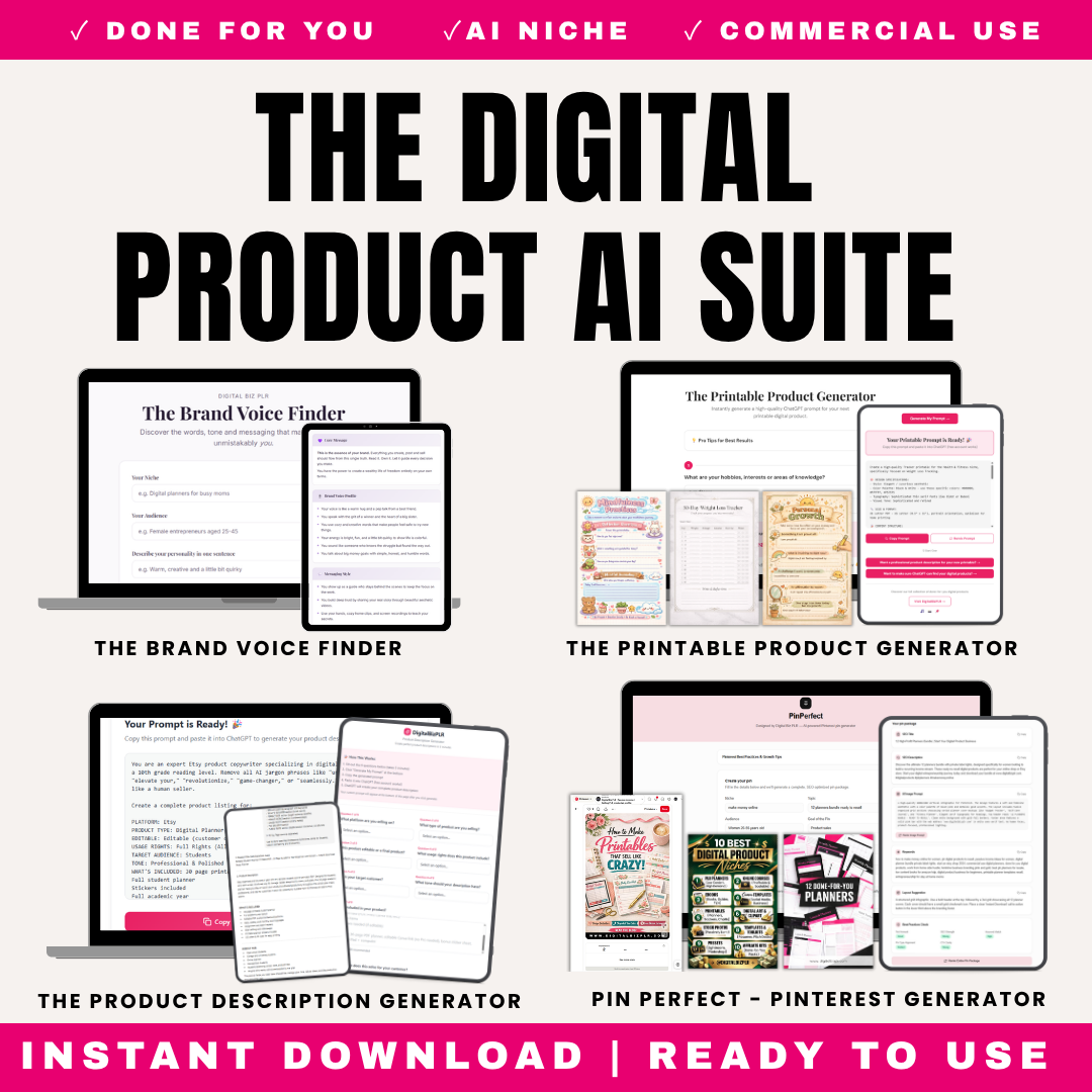 Digital Product AI Suite - Complete Bundle